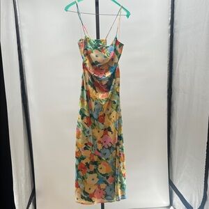 Lost + Wander Vibrant Floral Maxi Dress